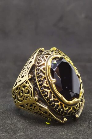 Siyah Zirkon Taş Yüzük