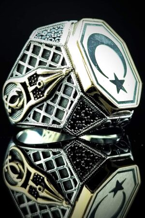 Ay Yıldız Armalı Yüzük