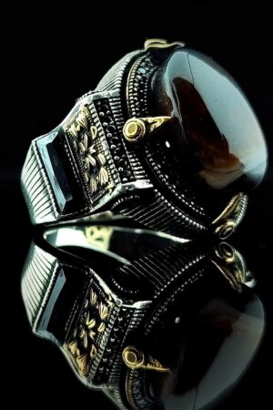 Sıkma Kehribar Yüzük