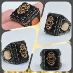 Siyah Taşlı Patentli