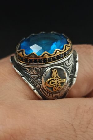 Aqaumarin Taş Yüzük