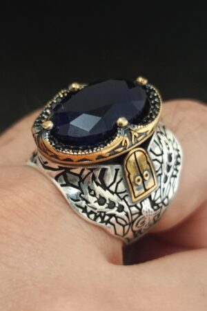 Lacivert Zirkon Yüzük